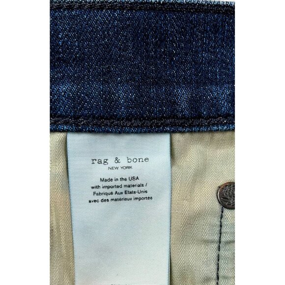 Rag & Bone New York Men's Slim Fit 2 Jeans Size 33 Denim Tonal Rinse Cotton Blen - Picture 5 of 7